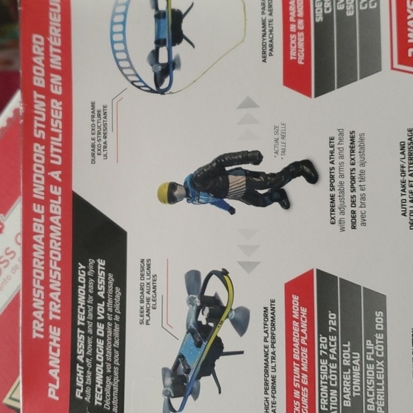 Air Hogs 2in1 Extreme Air Transformable RC Stunt Board to Paraglider new - Picture 6 of 10